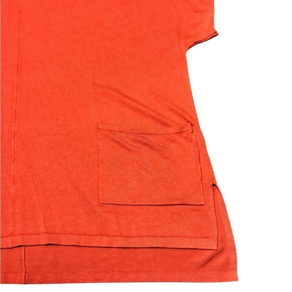 Coldwater Creek Knit Top Front Pockets Womens Size 1X NWT Stretchy Short Sleeve - Picture 4 of 5
